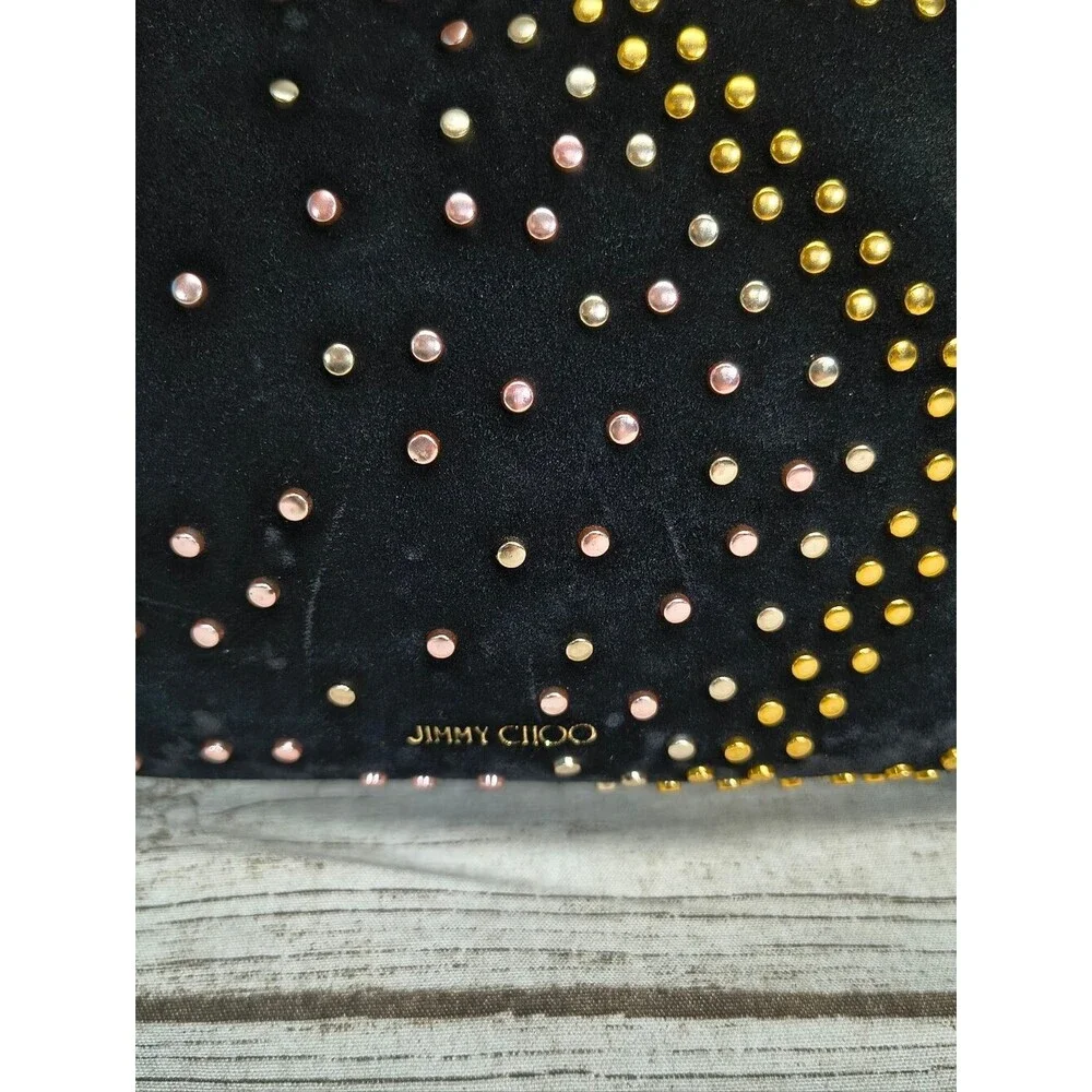 Jimmy Choo Stevie Hobo Bag Black Suede